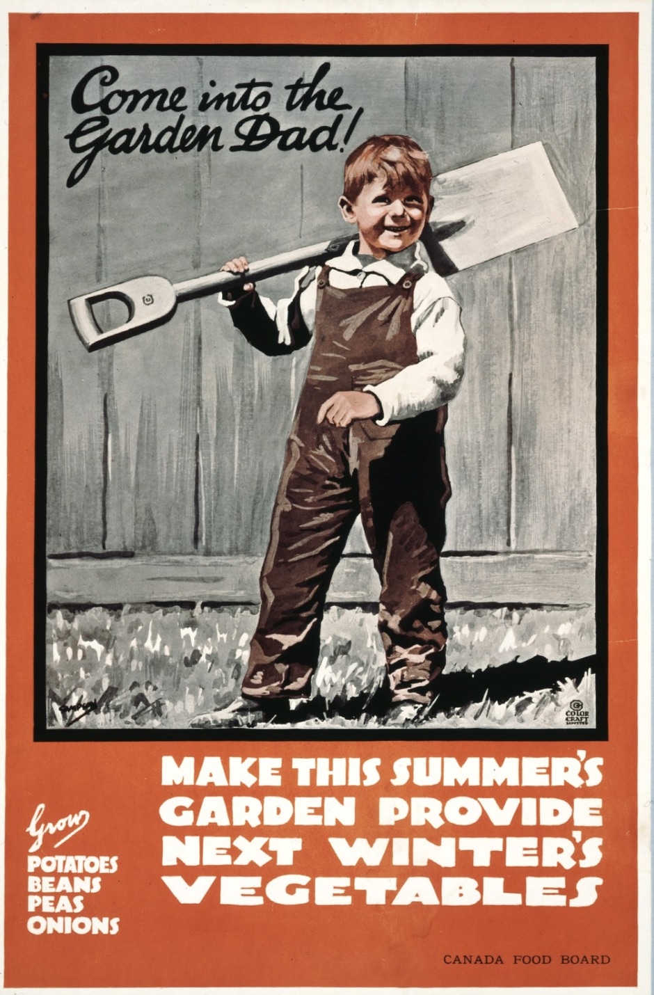 World War I poster from Canada 